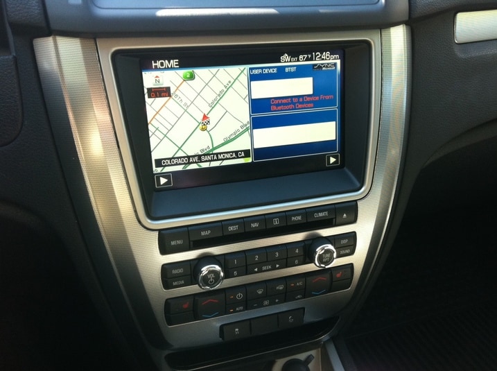 Ford Fusion Hybrid center stack 1.jpg